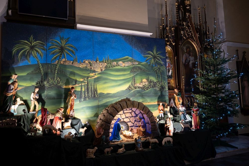 Stajenka bożonarodzeniowa w parafii Ścięcia św. Jana Chrzciciela w Goduli/fot. Magdalena Ruda