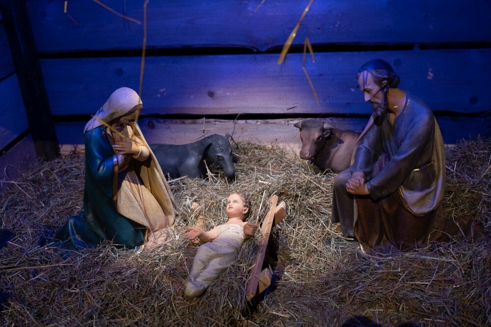 Stajenka bożonarodzeniowa w parafii św. Michała Archanioła w Orzegowie/fot. Magdalena Ruda