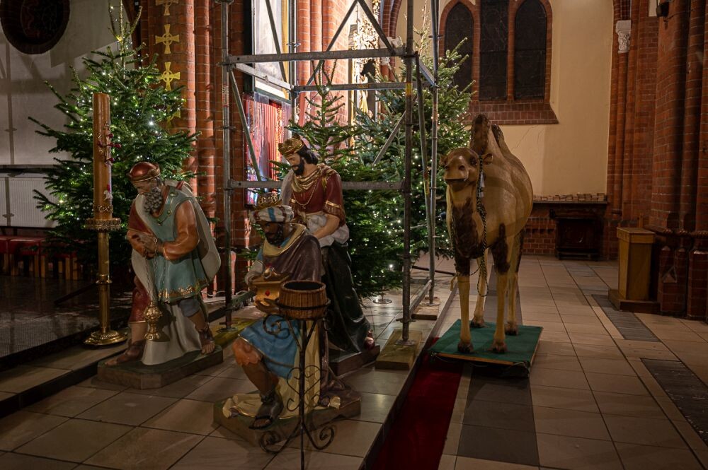 Stajenka bożonarodzeniowa w parafii św. Wawrzyńca i św. Antoniego w Wirku/fot. Magdalena Ruda