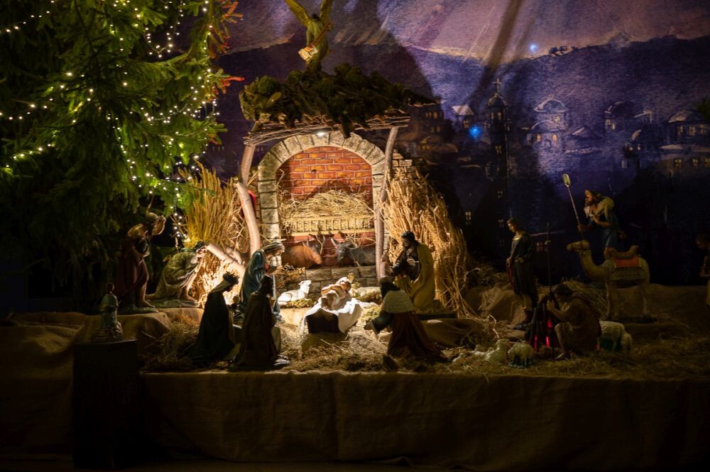 Stajenka bożonarodzeniowa w Sanktuarium św. Józefa w Rudzie/fot. Magdalena Ruda