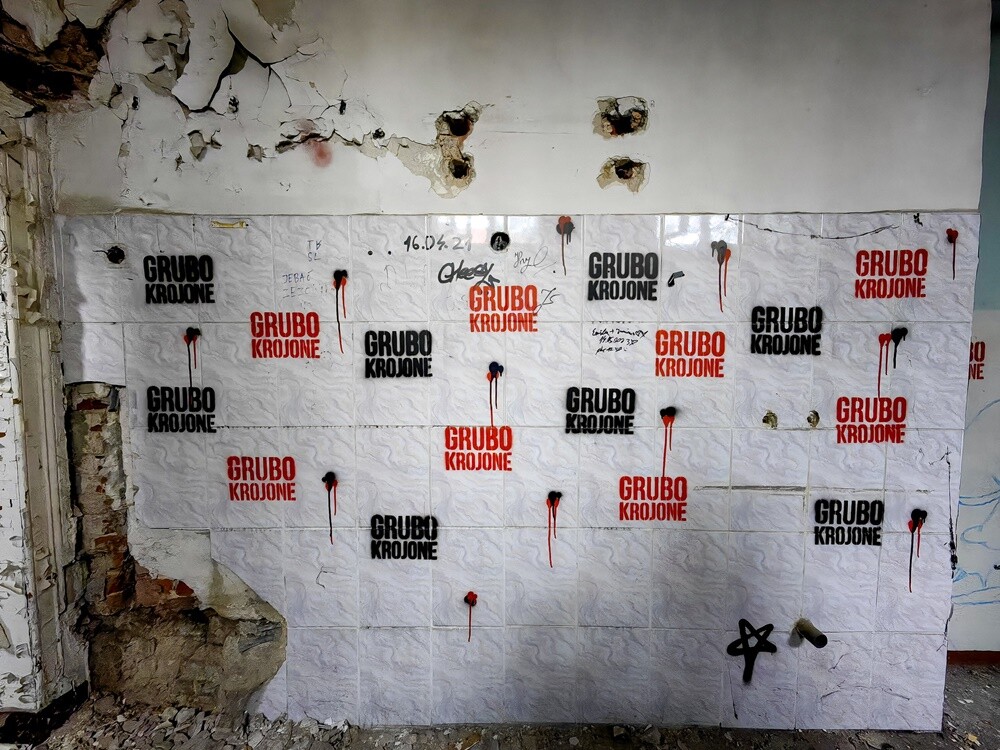 Opuszczony budynek szpitala w Wirku niszczeje. / fot. Paweł Józef Szleger