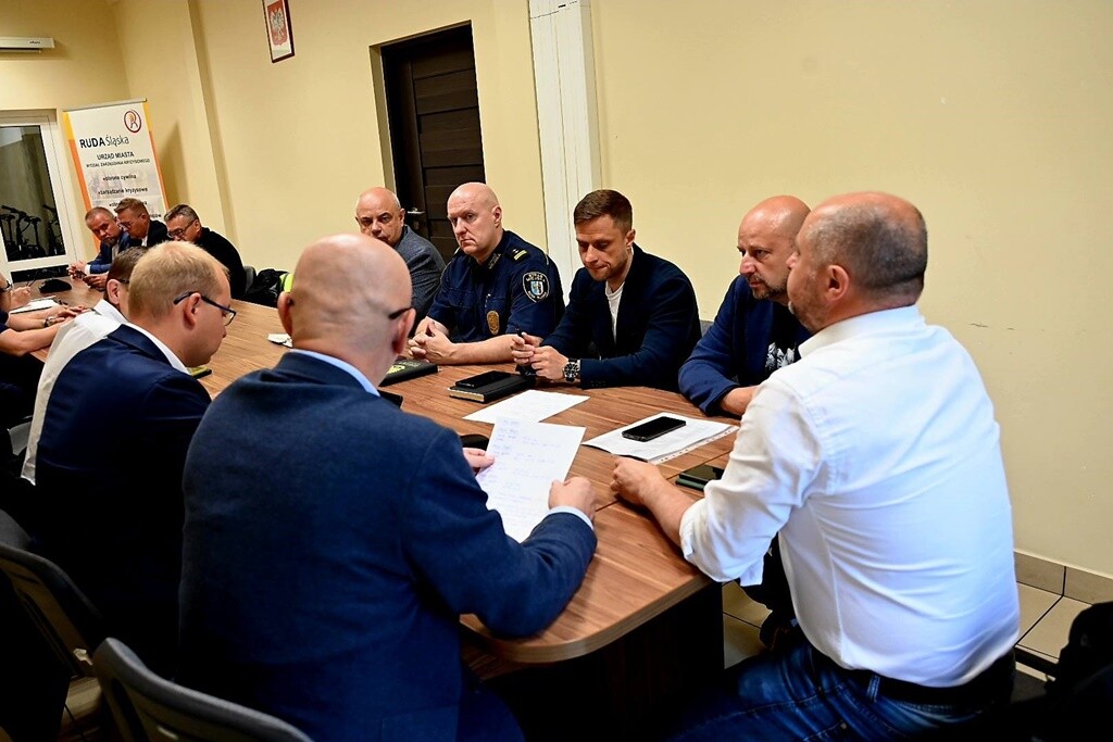 Aktualizacja informacji o pogodzie i działaniach sztabu kryzysowego w Rudzie Śląskiej. / fot. UM Ruda Śląska