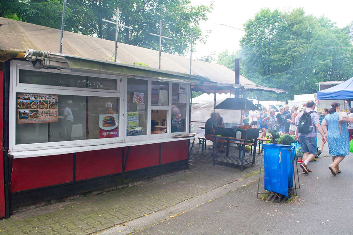 Targowisko w Wirku. / fot. Marek Faber