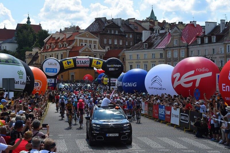 Tour de Pologne 2021: Phil Bauhaus wygrał pierwszy etap z Lublina do Chełma