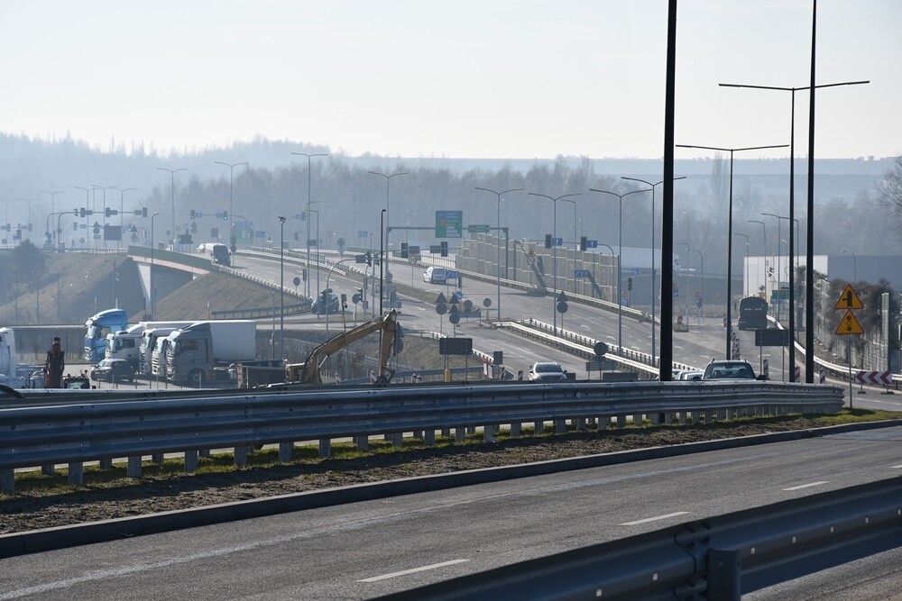 Trasa N-S w kierunku północnym otwarta. / fot. Karolina Bauszek-Żurek