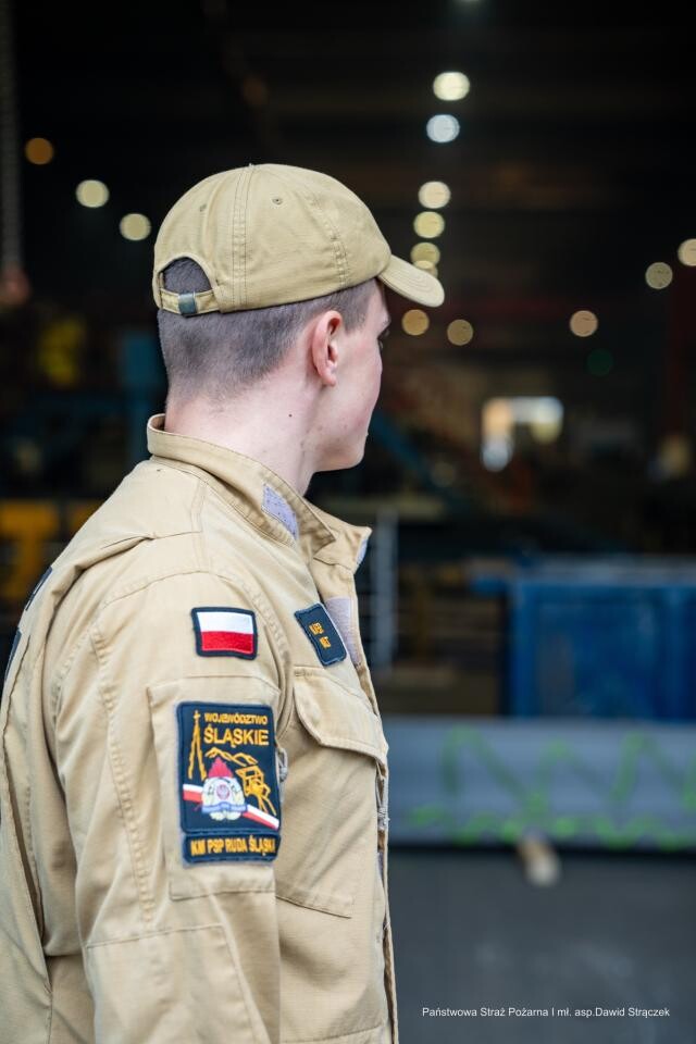 Ćwiczenia obiektowe strażaków z JRG Ruda Śląska w zakładzie ZEKON przy ul. Szyb Walenty / fot. KM PSP Ruda Śląska