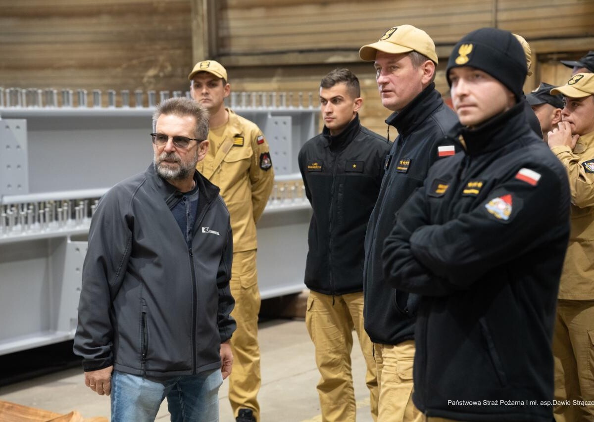 Ćwiczenia obiektowe strażaków z JRG Ruda Śląska w zakładzie ZEKON przy ul. Szyb Walenty / fot. KM PSP Ruda Śląska