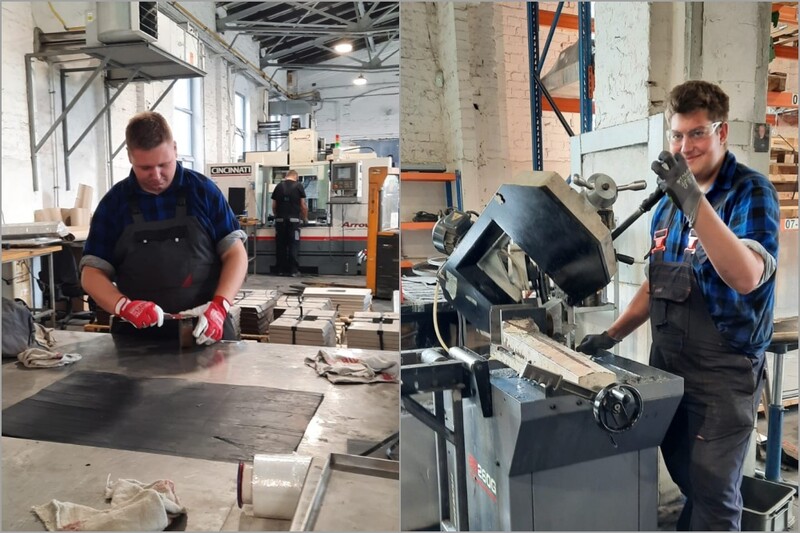 Uczniowie Centrum Kształcenia Zawodowego w Rudzie Śląskiej zakończyli staże zawodowe