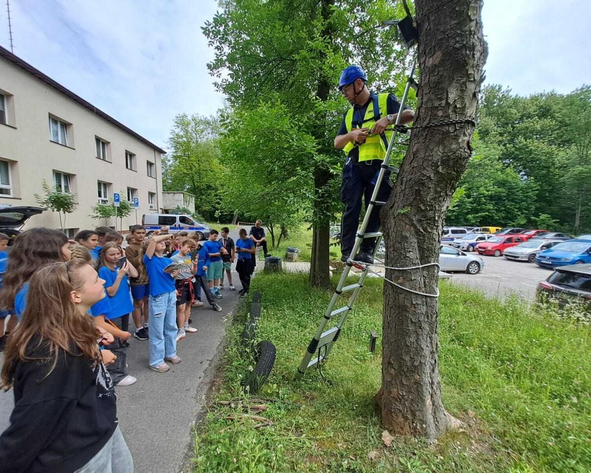 11 czerwca w siedzibie Straży Miejskiej odbyło się spotkanie z uczniami Szkoły Podstawowej nr 4 im. Józefa Lompy / fot. UM Ruda Śląska