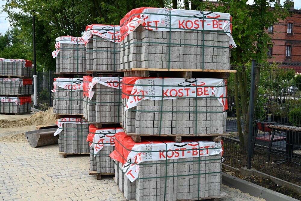 Ulica Pluty - postęp prac. / fot. UM Ruda Śląska