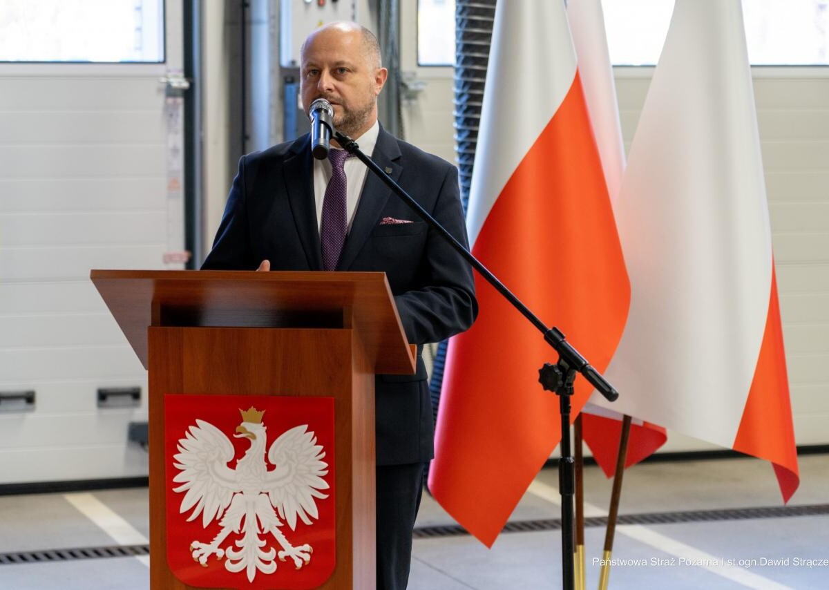 W siedzibie Komendy Miejskiej Państwowej Straży Pożarnej w Rudzie Śląskiej odbyła się wyjątkowa uroczystość z okazji Wojewódzkich Obchodów Narodowego Święta Niepodległości / fot. st. ogn. Dawid Strączek