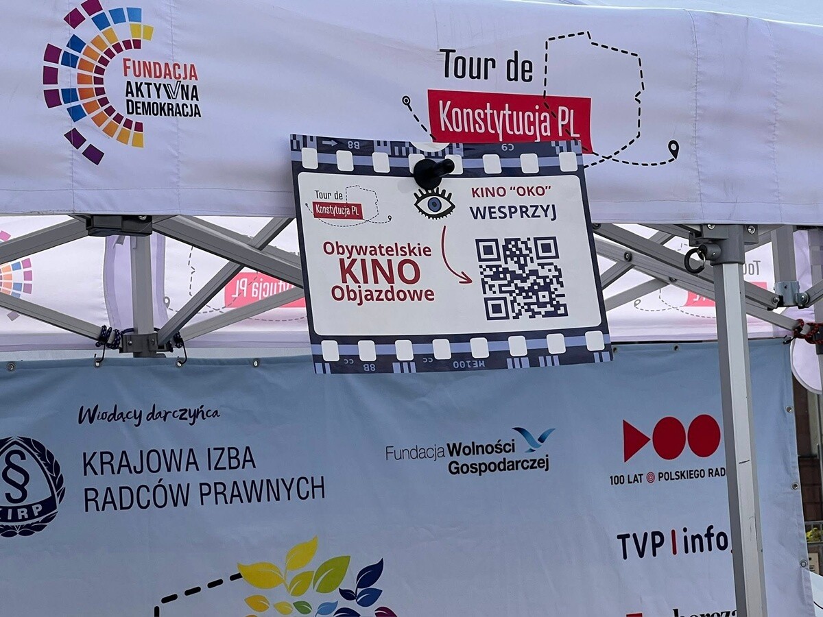 Tour de Konstytucja w Rudzie Śląskiej – rozmowy o wolności i przyszłości. / fot. FB Tour de Konstytucja