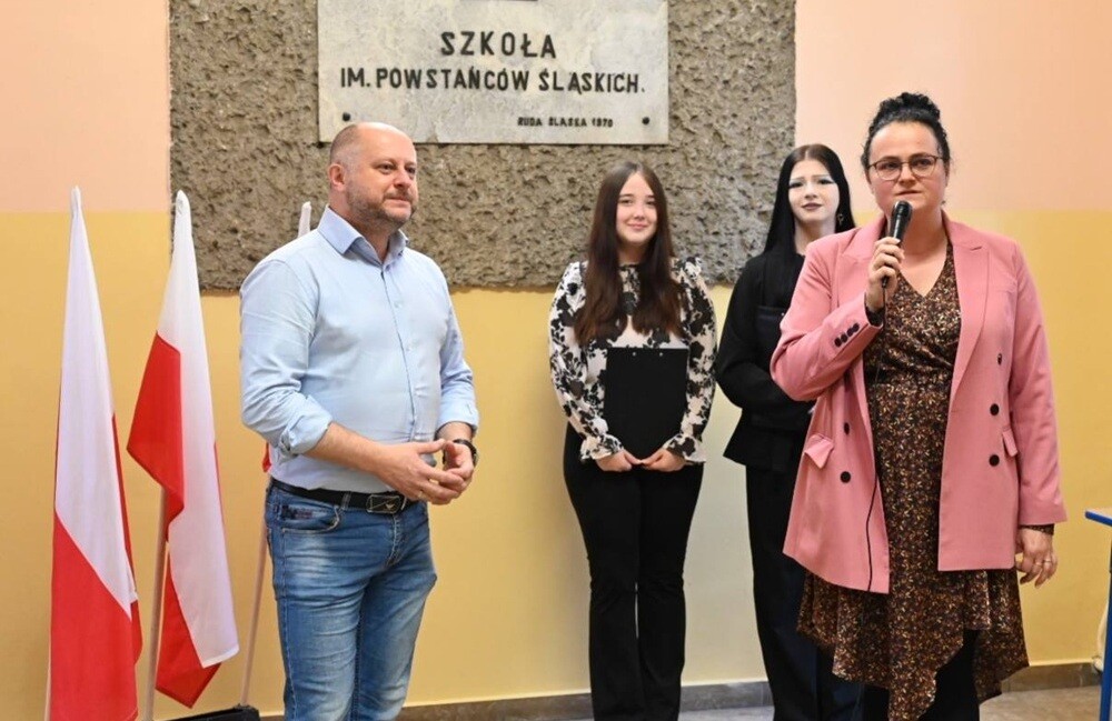 V Szkolny Rajd Szlakiem Powstańców Śląskich. / fot. UM Ruda Śląska