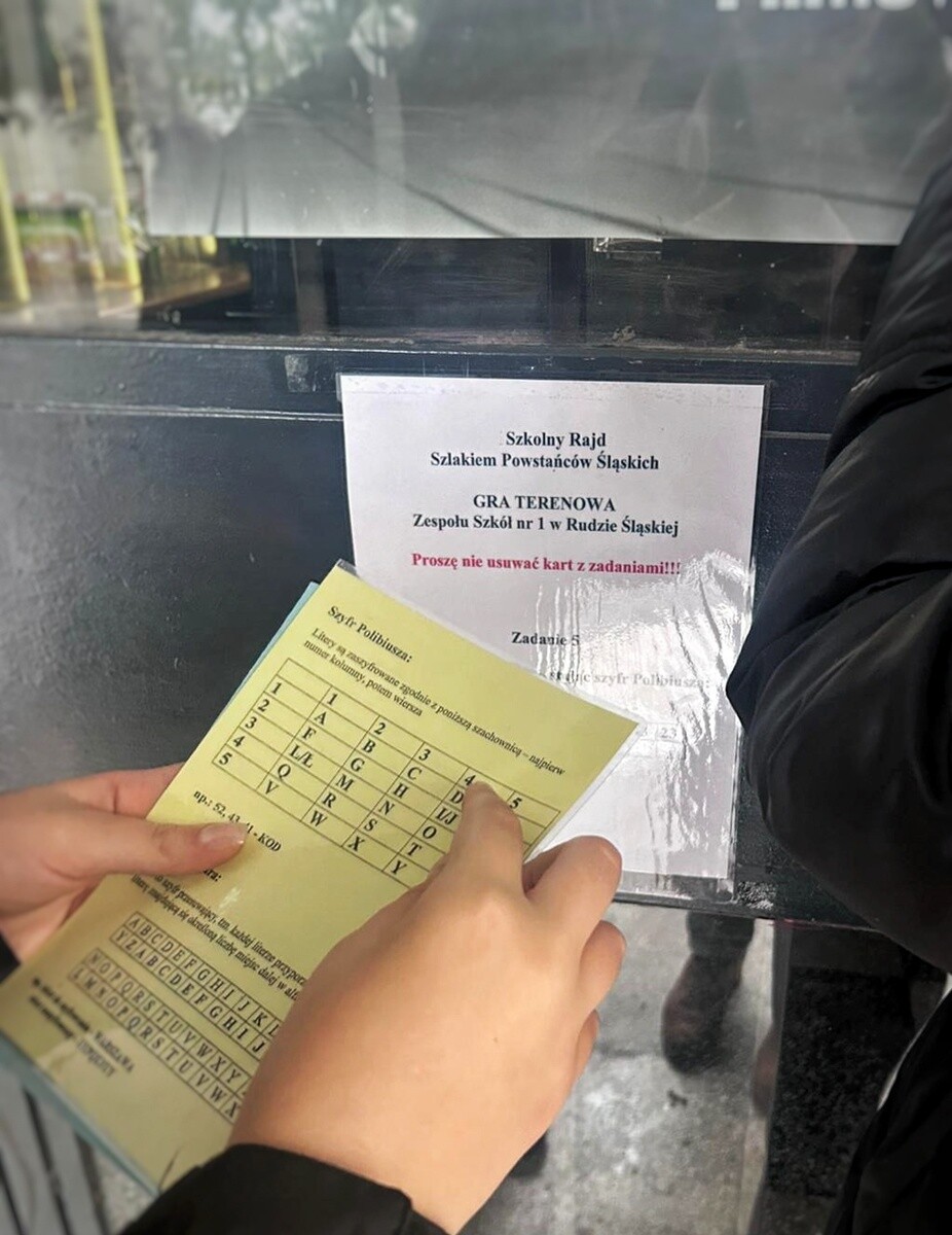 V Szkolny Rajd Szlakiem Powstańców Śląskich. / fot. mat. szkolne