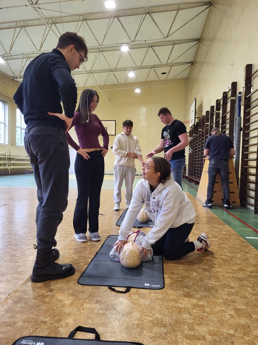 V Szkolny Rajd Szlakiem Powstańców Śląskich. / fot. mat. szkolne