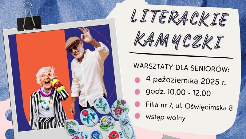 Warsztaty „Literackie Kamyczki” dla seniorów w Mysłowicach