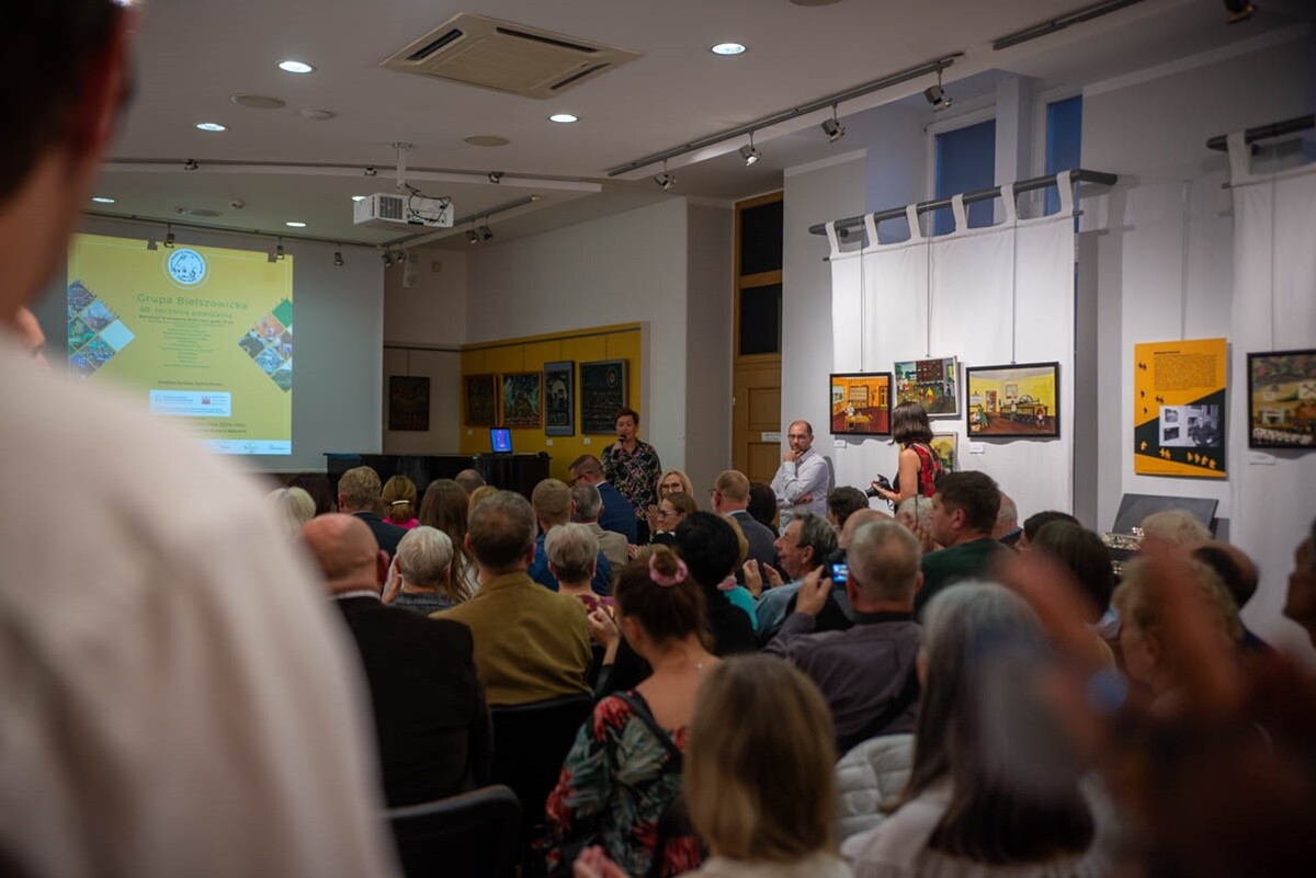 Wernisaż - "Grupa Bielszowicka – 60. rocznica powstania". / fot. Natalia Salwiczek