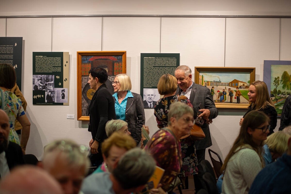 Wernisaż - "Grupa Bielszowicka – 60. rocznica powstania". / fot. Natalia Salwiczek