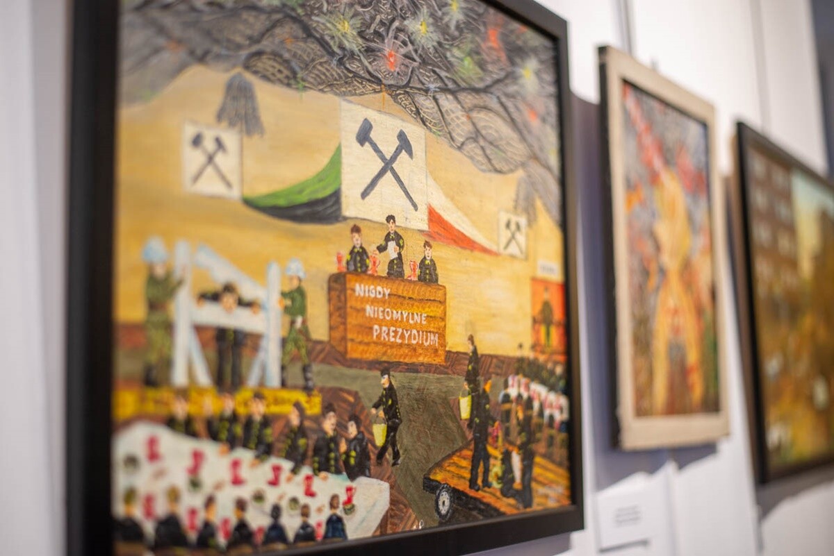 Wernisaż - "Grupa Bielszowicka – 60. rocznica powstania". / fot. Natalia Salwiczek