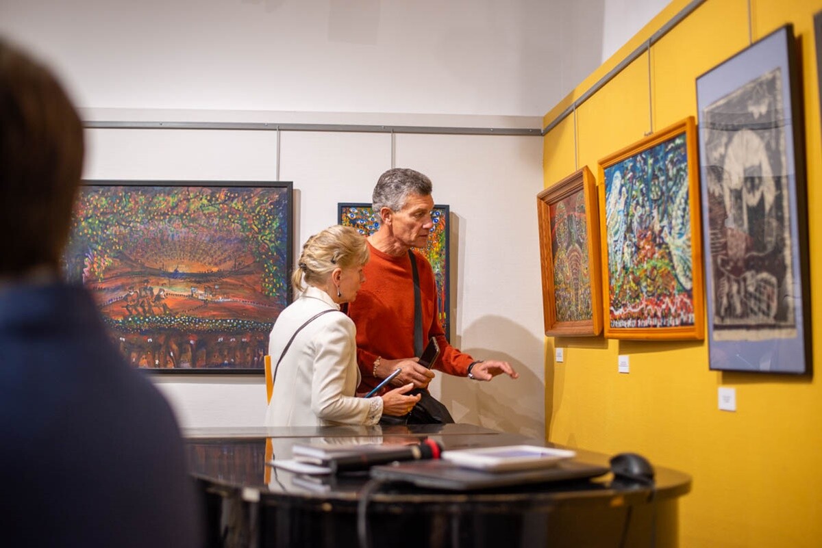 Wernisaż - "Grupa Bielszowicka – 60. rocznica powstania". / fot. Natalia Salwiczek