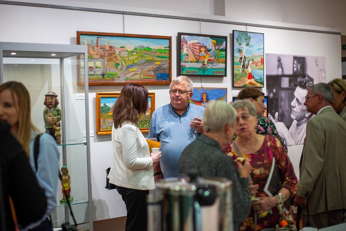 Wernisaż - "Grupa Bielszowicka – 60. rocznica powstania". / fot. Natalia Salwiczek