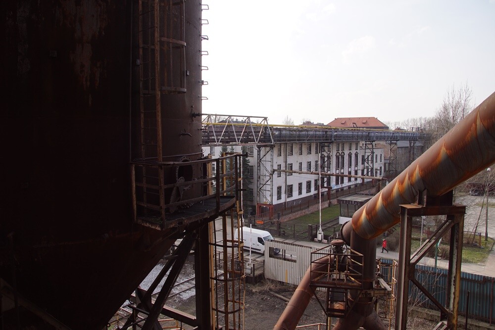 Wielki Piec Huty Pokój przed renowacją.