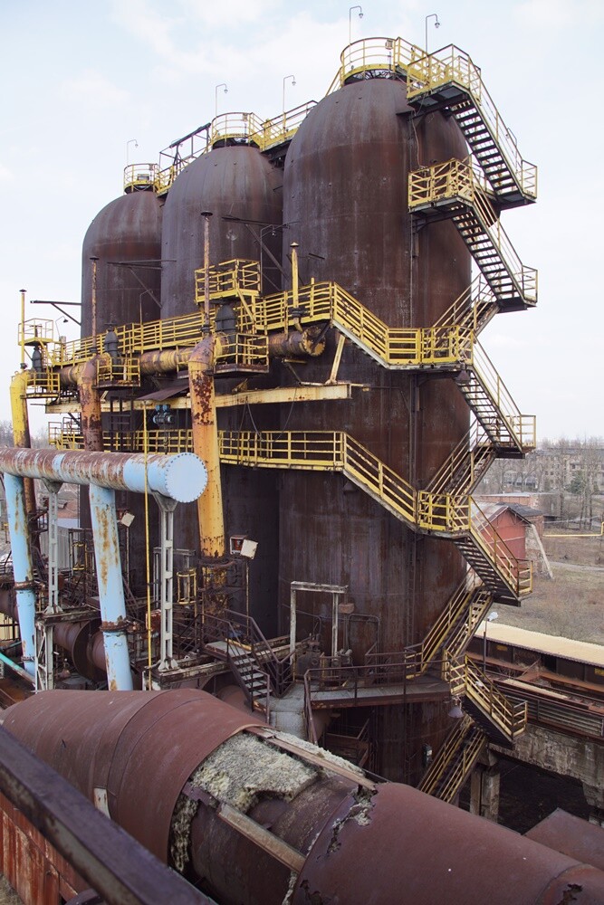 Wielki Piec Huty Pokój przed renowacją.