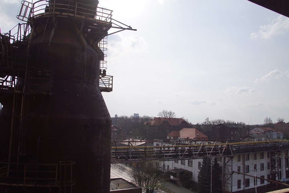 Wielki Piec Huty Pokój przed renowacją.