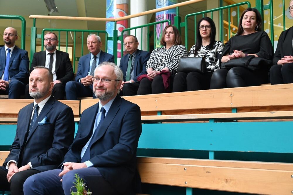 Spotkanie opłatkowe dyrektorów rudzkich szkół i przedszkoli/fot. FB Michał Pierończyk