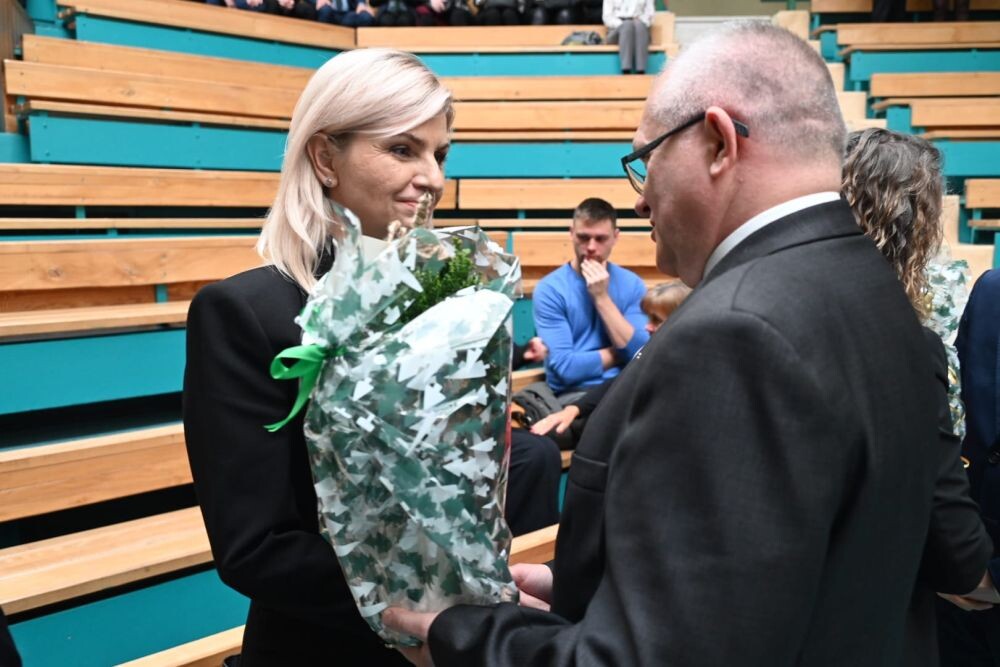 Spotkanie opłatkowe dyrektorów rudzkich szkół i przedszkoli/fot. FB Michał Pierończyk