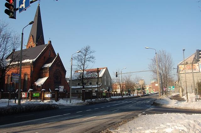 Wirek - skrzyżowanie ul.1-go Maja z ul. Kubiny