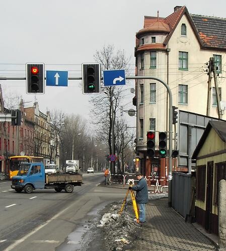 Wirek - skrzyżowanie ulicy 1-go Maja z ulicą Nowary