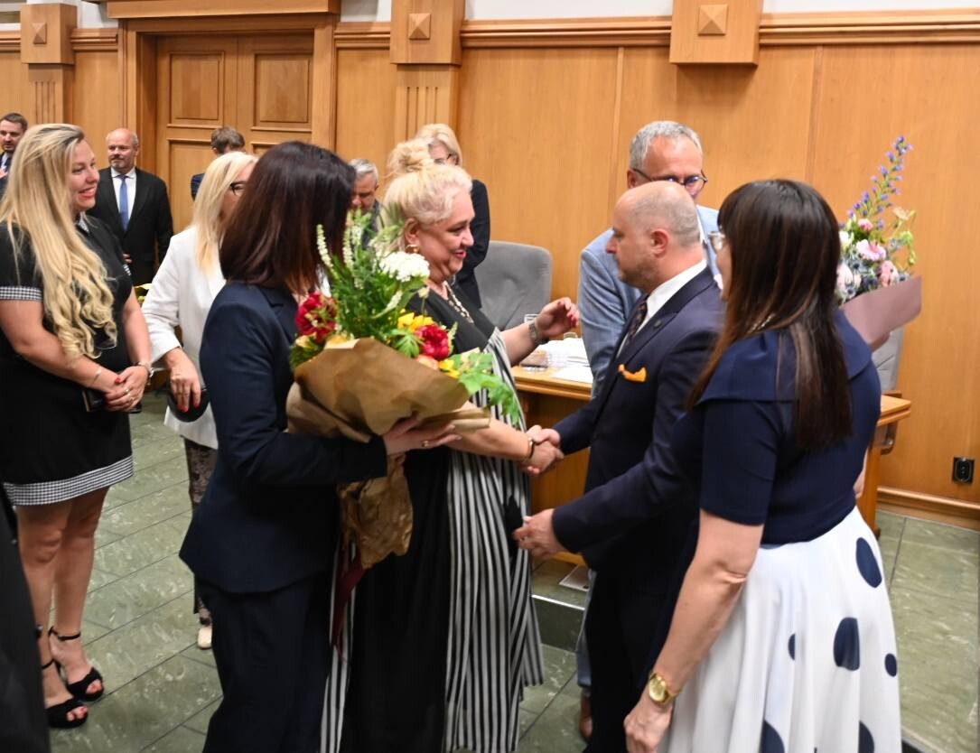 Michał Pierończyk z absolutorium / fot. UM Ruda Śląska