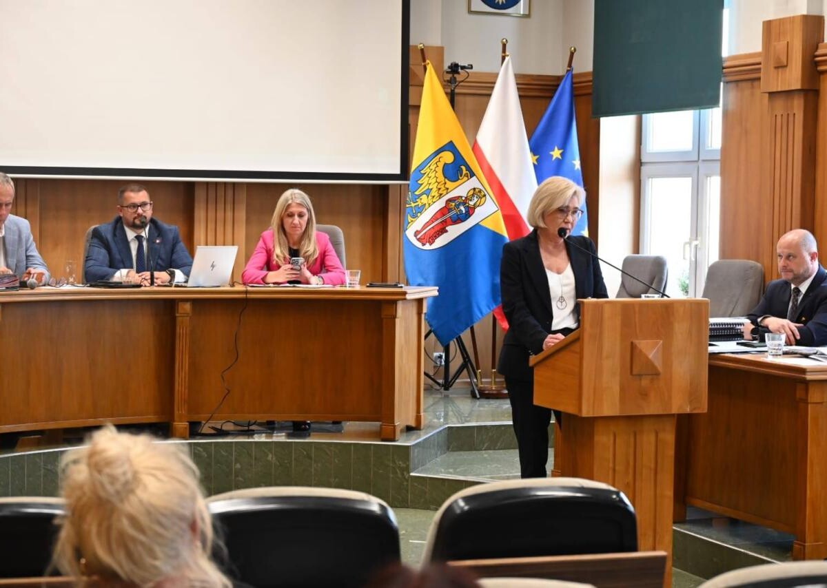 Michał Pierończyk z absolutorium / fot. UM Ruda Śląska