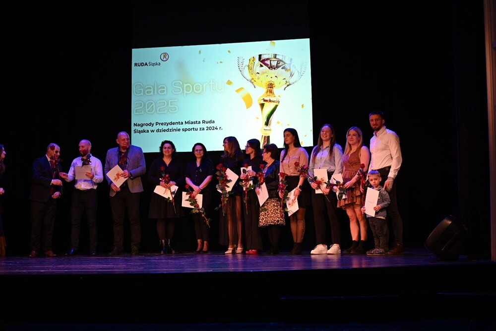 Wręczenie Nagród Prezydenta Miasta w dziedzinie sportu za 2024 rok. / fot. UM Ruda Śląska