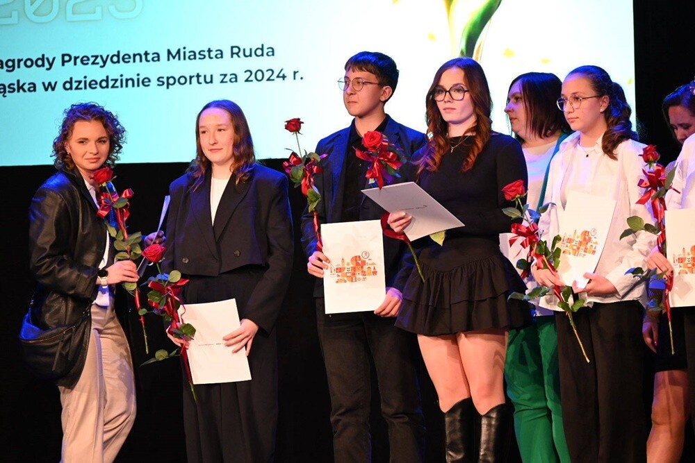 Wręczenie Nagród Prezydenta Miasta w dziedzinie sportu za 2024 rok. / fot. UM Ruda Śląska