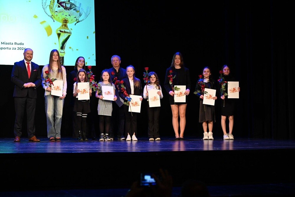 Wręczenie Nagród Prezydenta Miasta w dziedzinie sportu za 2024 rok. / fot. UM Ruda Śląska