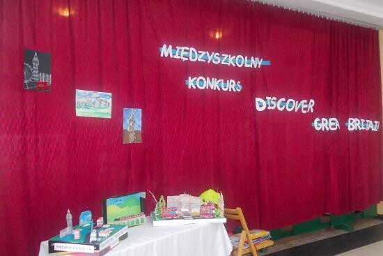 Wręczenie nagród w międzyszkolnym konkursie Discover Great Britain