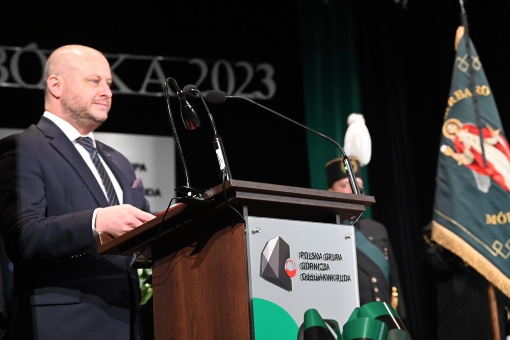 Wręczenie honorowych szpad górniczych w Bielszowicach. / fot. UM Ruda Śląska
