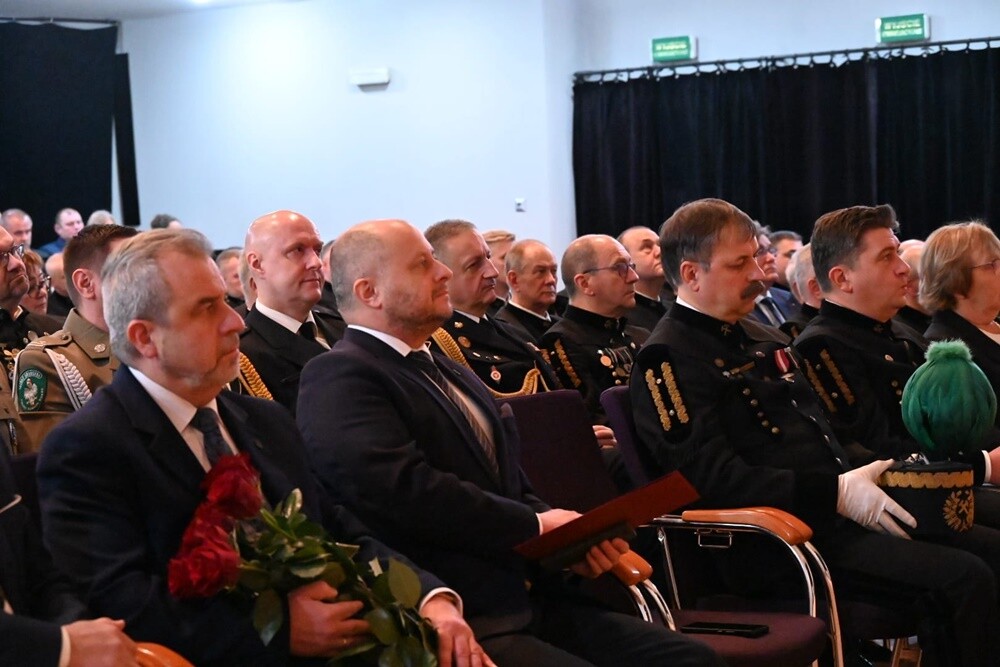 Wręczenie honorowych szpad górniczych w Bielszowicach. / fot. UM Ruda Śląska