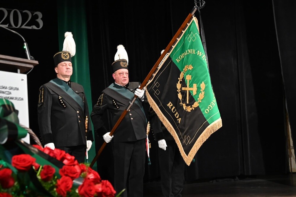 Wręczenie honorowych szpad górniczych w Bielszowicach. / fot. UM Ruda Śląska