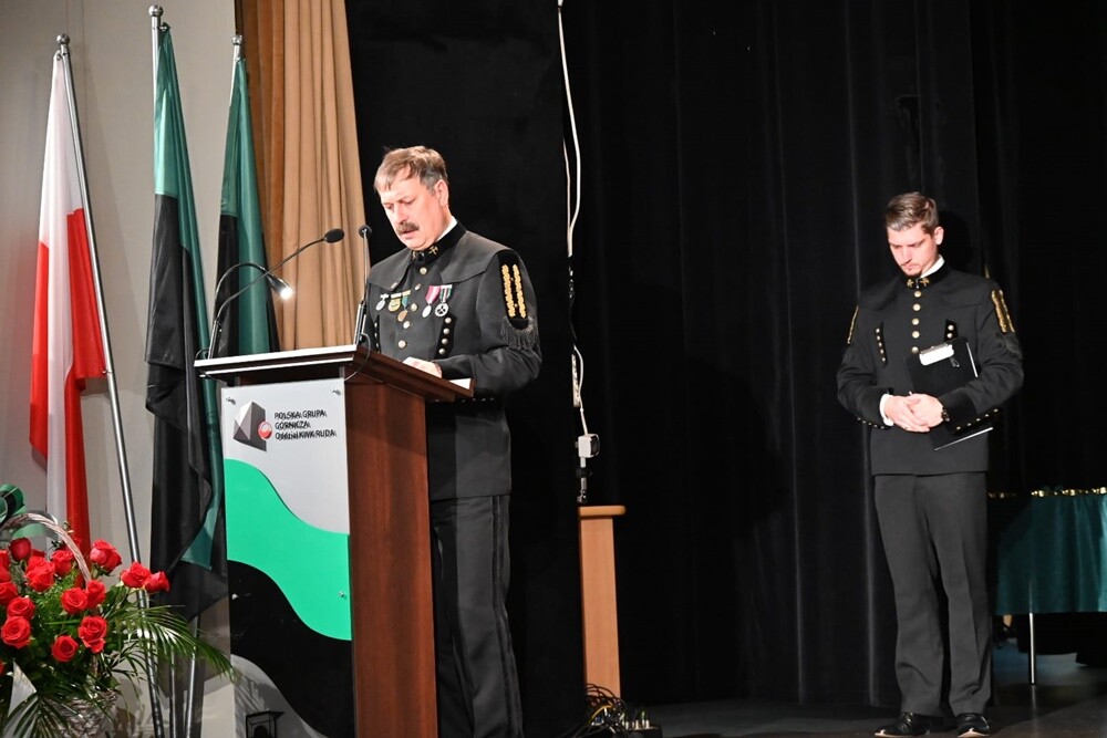 Wręczenie honorowych szpad górniczych w Bielszowicach. / fot. UM Ruda Śląska