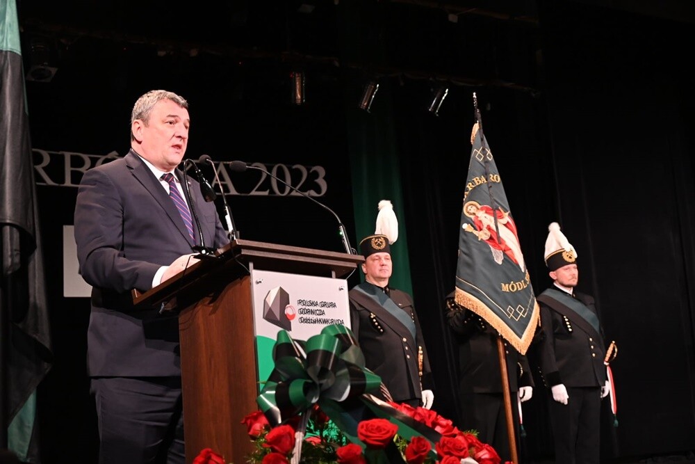 Wręczenie honorowych szpad górniczych w Bielszowicach. / fot. UM Ruda Śląska