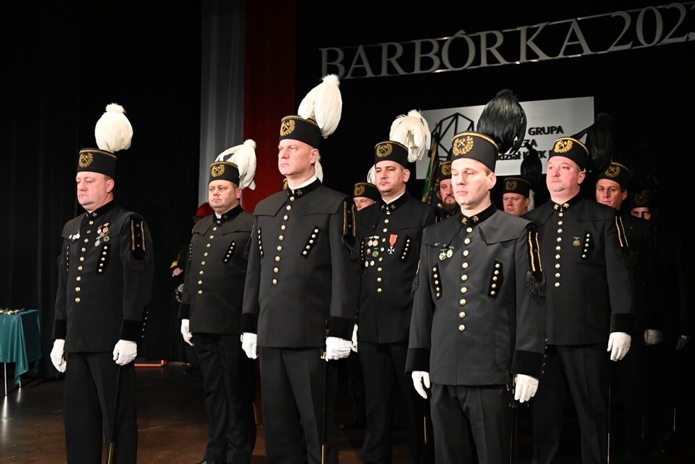 Wręczenie honorowych szpad górniczych w Bielszowicach. / fot. UM Ruda Śląska