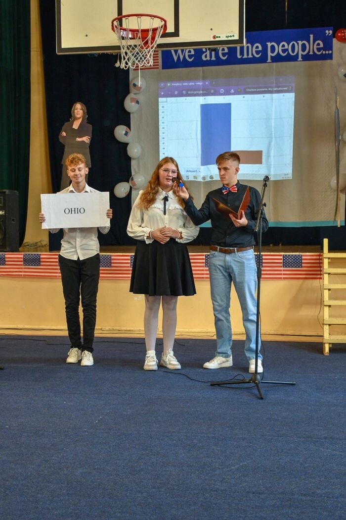 Prawybory prezydenta USA w IV LO im. HC Hoovera/fot. IV LO, FB Michał Pierończyk