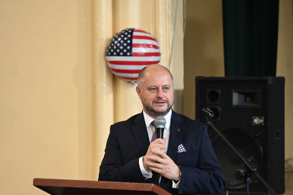 Prawybory prezydenta USA w IV LO im. HC Hoovera/fot. IV LO, FB Michał Pierończyk