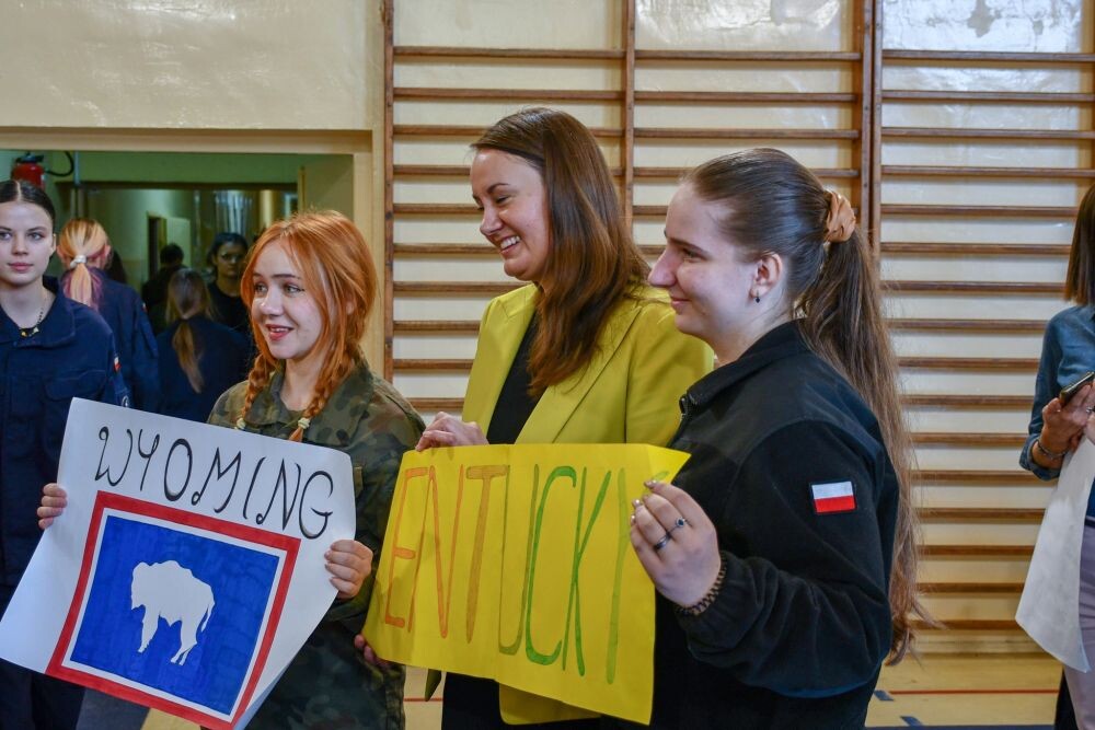 Prawybory prezydenta USA w IV LO im. HC Hoovera/fot. IV LO, FB Michał Pierończyk