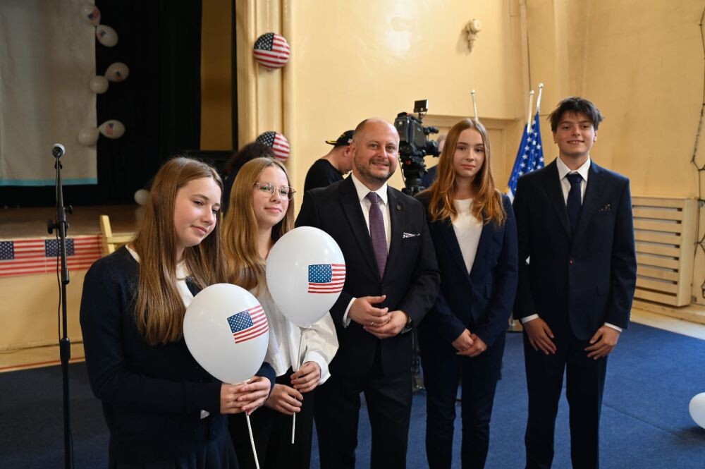 Prawybory prezydenta USA w IV LO im. HC Hoovera/fot. IV LO, FB Michał Pierończyk