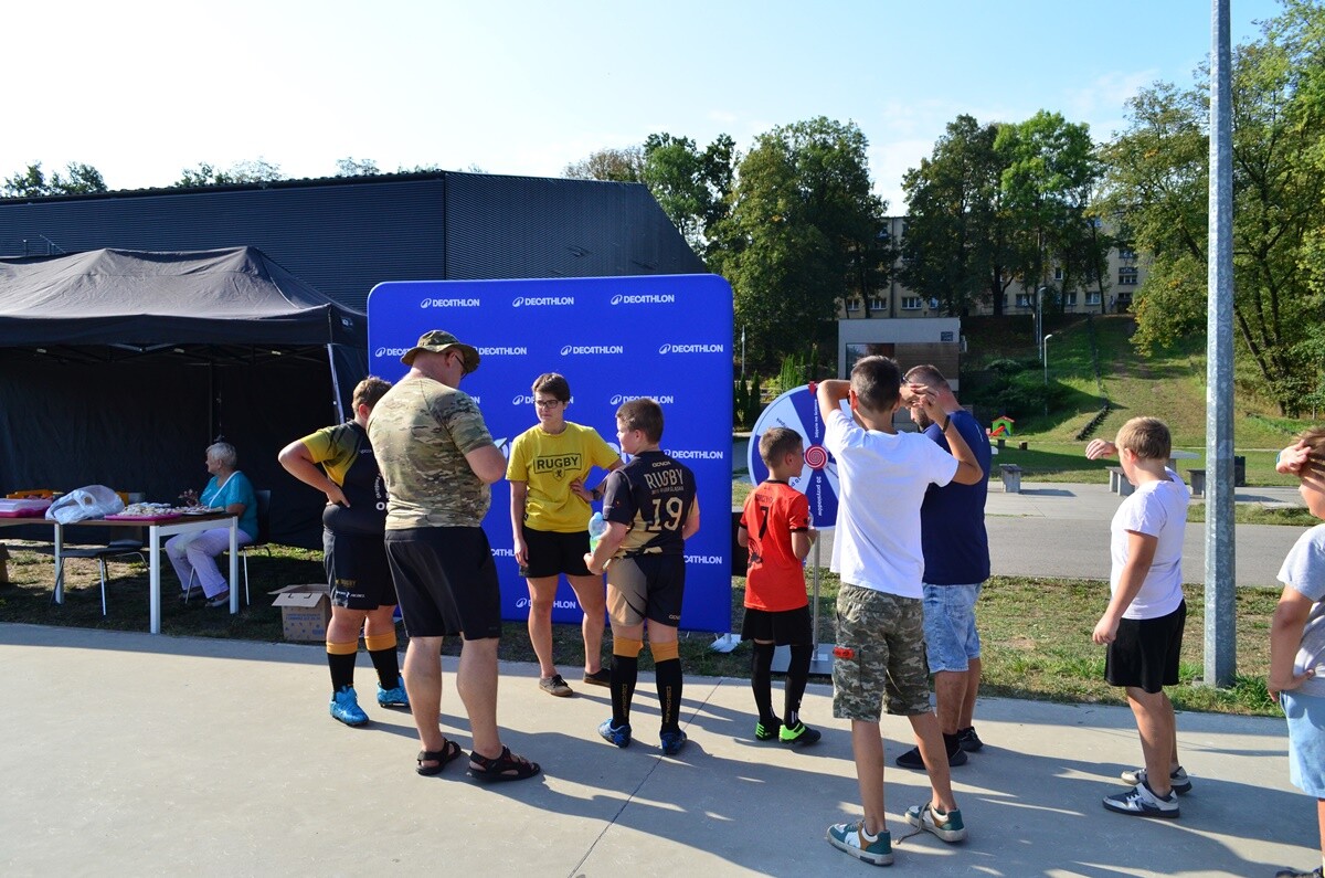 W sobotę na Burloch Arenie wystąpiło ponad 100 zawodników w ramach jedenastej edycji śląskiego turnieju w rugby dla dzieci. / fot. Marek Faber