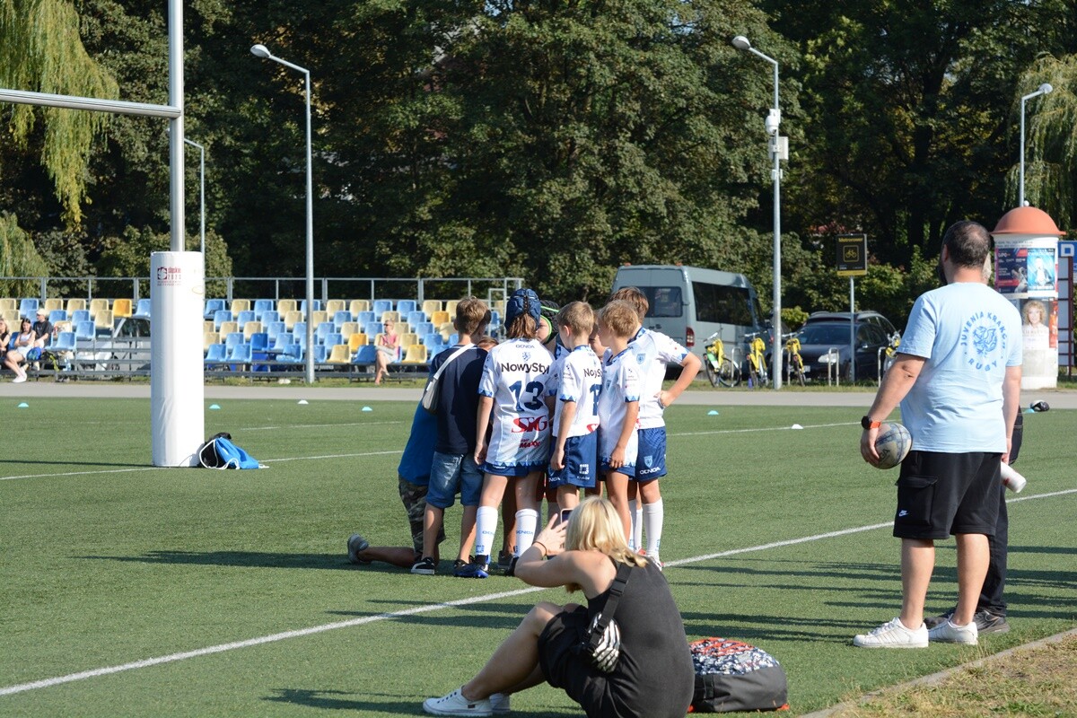 W sobotę na Burloch Arenie wystąpiło ponad 100 zawodników w ramach jedenastej edycji śląskiego turnieju w rugby dla dzieci. / fot. Marek Faber